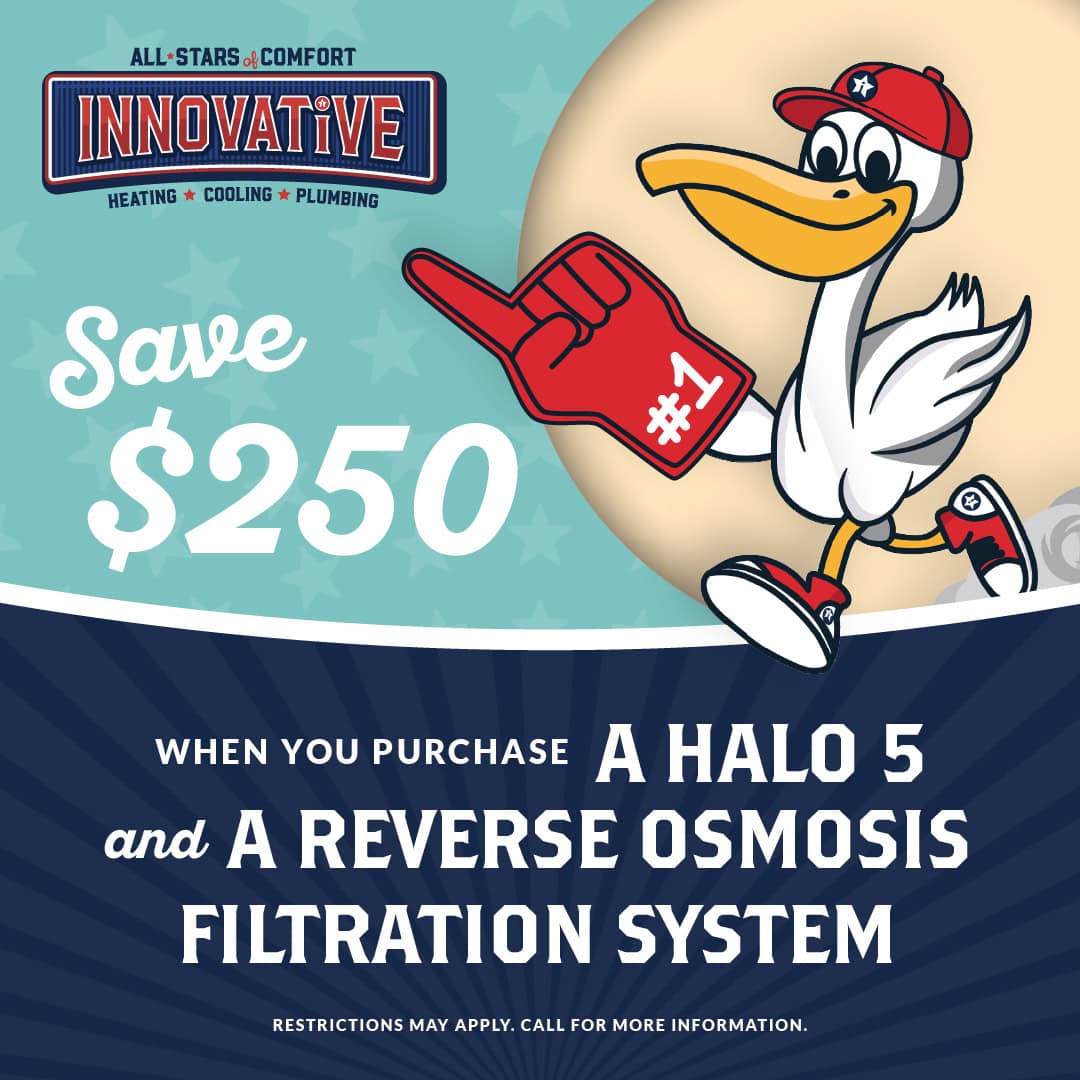 Save $250 When you purchase a halo 5 and a reverse osmosis filtration system. Coupon. Innovative Air Solutions.