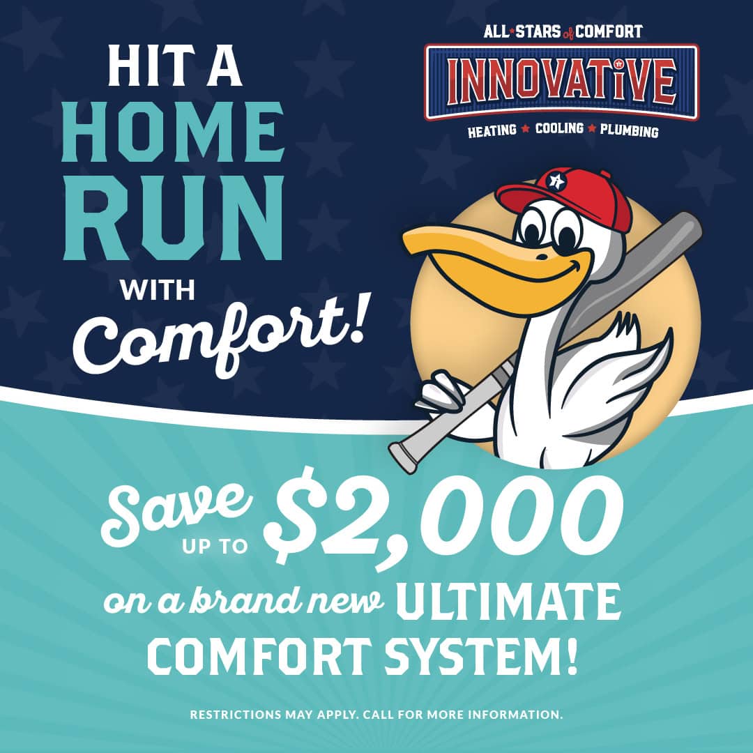 Save up to $2,000 on a brand new ultimate comfort system. Coupon. Innovative Air Solutions.