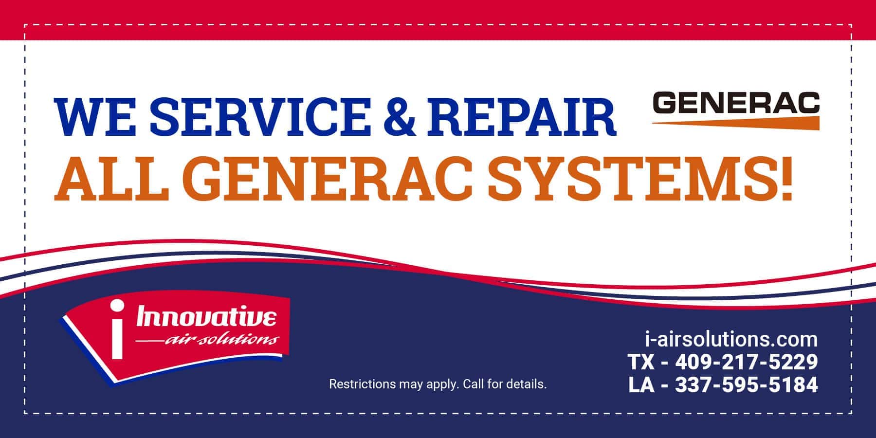 We service & Repair all generac systems.